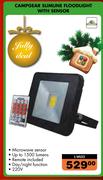 Midas Campgear Slimline Floodlight With Sensor L-WL03