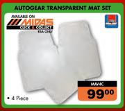 Midas Autogear Transparent Mat Set MAV4C