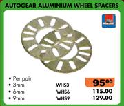 Autogear Aluminium Wheel Spares 6mm WHS6-Per Pair