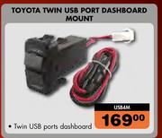 Midas Toyota USB Port Dashboard Mount USB4M