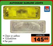 Autogear Slimline Lights L-075CL/YL
