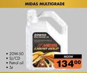 Liquid Gold Midas Multigrade MI20W-5Ltr