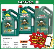 Castrol Petrol & Diesel Oil (10W-40 A3/B4)-5Ltr