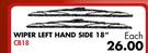 Isuzu Wiper Left Hand Side 18” CB18-Each