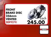 Special VW Polo Vivo 1.4i 2010 Front Brake Disc 256mm Vented
