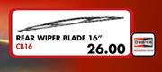 Toyota Tazz 130 & Sport Rear Wiper Blade 16” CB16