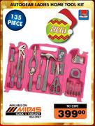 Autogear Ladies Home Tool Kit-135pc