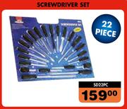 Autogear Screwdriver Set 22 Piece