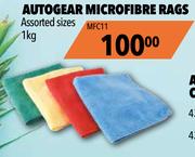 Midas Autogear Microfibre Rags Assorted Sizes MFC11-1Kg