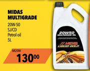 Midas Multigrade 20W-50 MI20W-5Ltr