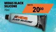 Midas Black Silicone MBS90-70ml