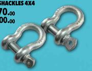 Midas Autogear Bow Shackles 4 x 4 3.25 Ton BS325T
