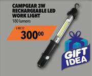 Midas Campgear 3W Rechargeable LED Work Light 180 Lumens L-WL12