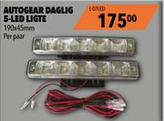 Midas Autogear Daglig 5 LED Ligte L-07LED-190 x 45mm Per paar