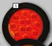 Midas Hella Valuefit 4" LED Tail Lights 9-32V Stop & Tail 2SB-328870-041