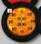 Midas Hella Valuefit 4" LED Tail Lights 9-32V Indicator 2BA-328870-051