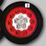 Midas Hella Valuefit 4" LED Tail Lights 9-32V Stop,Tail & Indicator Bullseye 2SD-328870-031