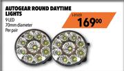 Midas Autogear Round Daytime Lights L-01LED-Per Pair