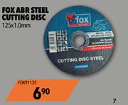 Midas Fox ABR Syeel Cutting Disc FOX91135-125x 1.0mm
