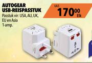 Midas Autogear USB Reispasstuk UA3-Elk