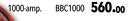 Midas Autogear Oorleikabels 1000 Amp BBC1000