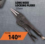 Midas Long Nose Locking Pliers 225mm PV225M