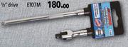 Midas 2 Piece Extension Bar Sets 1/4" Drive ET05M