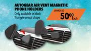 Midas Autogear Air Vent Magnetic Phone Holders UHM09/10-Each