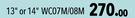 Midas Wheel Covers 13" Or 14" WC07M/08M