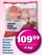 Country Range Frozen Mixed Chicken Portions-4Kg