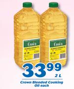 Crown Blended Cooking Oil-2Ltr