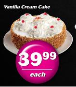 Vanilla Cream Cake-Each