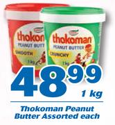 Thokoman Peanut Butter-1Kg Each