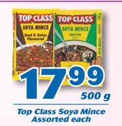 Top Class Soya Mince-500g Each