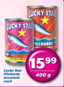 Lucky Star Pilchards-400g Each
