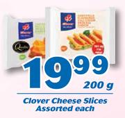 Clover Cheese Slices-200g Each