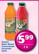 0Fusion Dairy Blend Concentrate-1L Each