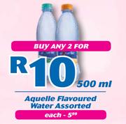 Aquelle Flavoured Water-2X500ml