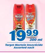 Target Mortein Insecticide Assorted-300ml Each