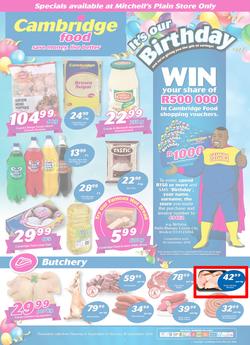 Cambridge Food Mitchells Plain : September Mid Month (6 Sept - 18 Sept 2018), page 1