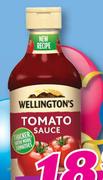 Wellington’s Tomato Sauce-700ml Each