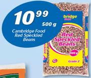 Cambridge Food Red Speckled Beans-500g