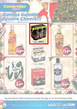 Cambridge Liquor Mitchells Plain : October Mid Month (9 Oct - 22 Oct 2018), page 1