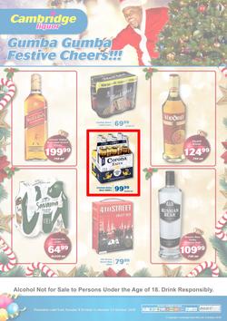 Cambridge Liquor Mitchells Plain : October Mid Month (9 Oct - 22 Oct 2018), page 1