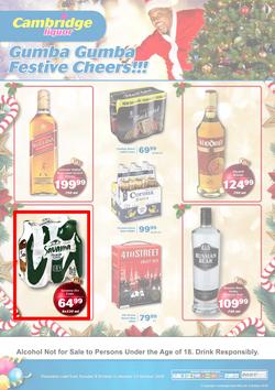 Cambridge Liquor Mitchells Plain : October Mid Month (9 Oct - 22 Oct 2018), page 1