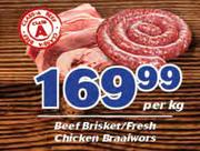 Beef Chicken/Fresh Chicken Braalwors-Per Kg