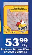 Supreme Frozen Mixed Chicken Potions-2 Kg