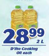 D'lite Cooking Oil Each-2 Ltr