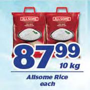 Allsome Rice Each-10 Kg