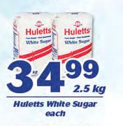 Huletts White Sugar Each-2.5 Kg